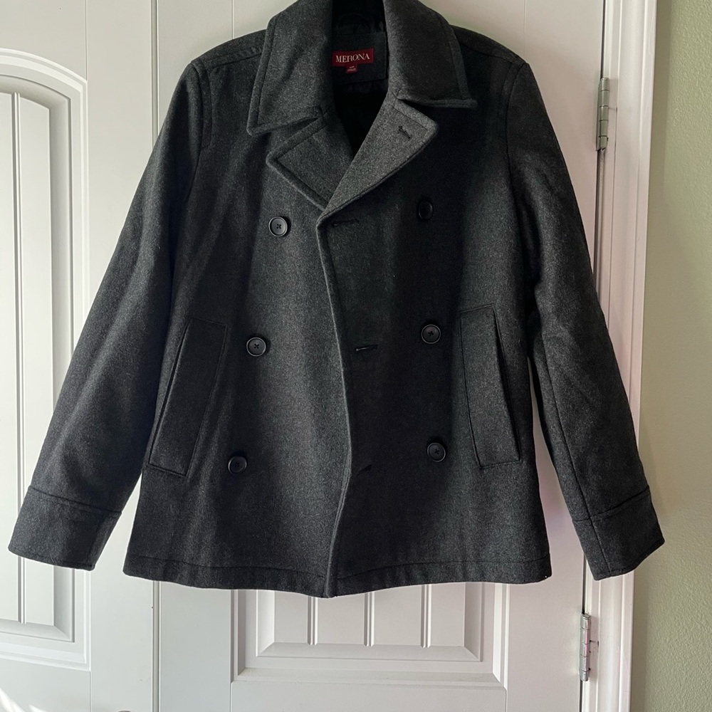 Merona Grey Peacoat